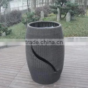 Outdoor 3Pcs Rattan Sofa Set Stacking Wicker Furniture thumbnail-6