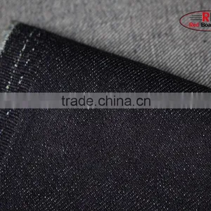 9oz Blue Color Slub 98% Cotton Stretch Denim Fabric For Wholesale thumbnail-4