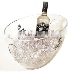 Champagne Bowl Ice Bucket With Handles thumbnail-1