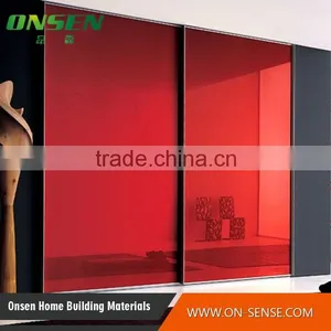 Modern High Gloss Bedroom Sliding Door Wardrobe thumbnail-1