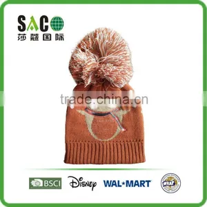 Cute Father Christmas Penguin Snowman Pattern With Big Pom Pom Woolly Hat thumbnail-4