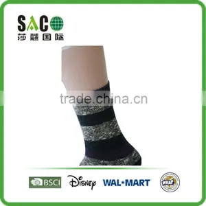 Wide Stripe Heavy Yarn Thick Quard Man Socks thumbnail-2
