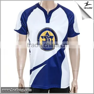 no Minumum Digital Printing Polyester Dry Fit Tight Fit National Rugby Jersey thumbnail-1