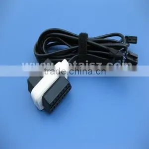 Right Angle OBDII Male Open End Cable thumbnail-1