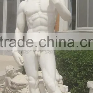 Life Size Marble Statue of David thumbnail-2