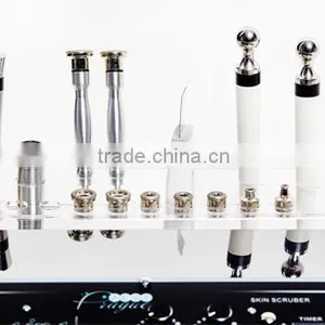 Multifunction Beauty Machine: (Scrubber + Dermabrasion + Needle-free Mesotherapy + Microcurrent Therapy) - Alvi Prague F-4 thumbnail-5