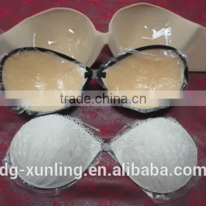 One-Piece Silicone Seamless Bra Strapless Silicone Bra thumbnail-5