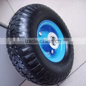 Non-inflatable Wheel 10 Inches Solid Rubber Tyre Tire Tool Cart Solid Wheel thumbnail-1