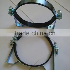 Galvanized Rubber Saddle Pipe Steel Clamp thumbnail-4
