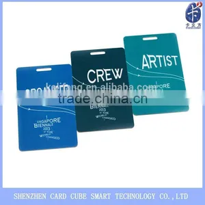 Special Designed Pvc Business Card With Cube Hole thumbnail-1