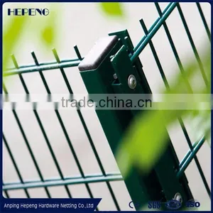 Wholesale Powder Coated CE&ISO Certificated Double Wire Fence Panel(professional Manufacturer) thumbnail-1