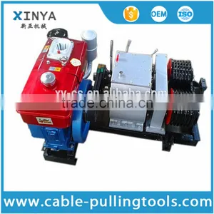5 Ton Double Drum Diesel Towing Winch Wire Rope Winch thumbnail-1