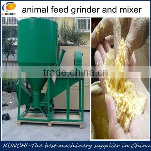 High Quality Animal Feed Mixer Grinder/ Animal Feed Grinder and Mixer thumbnail-1
