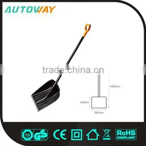 Aluminum Handle Black Snow Shovel (with Plastic Blade) thumbnail-1