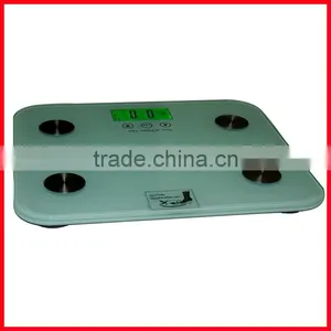 200kg Digital Body Fat Water Bone Calories BMI Analyser Glass Bathroom Scales thumbnail-3
