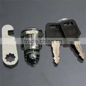 Silver Tone 20mm / 25mm / 30mm Gift CAM Lock With 2 Keys for Cabinet Mailbo Drawer Cupboard Locker YG thumbnail-1