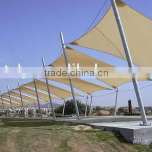 HDPE Reinforced Edge Carparking Sun Shade Sail thumbnail-1