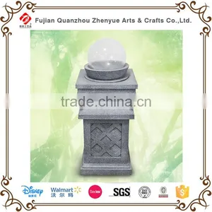 Polyresin Garden Sculpture With Light thumbnail-1