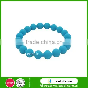 2015 Food-graded Fashionable Charming Silicone Bead Bracelet thumbnail-2