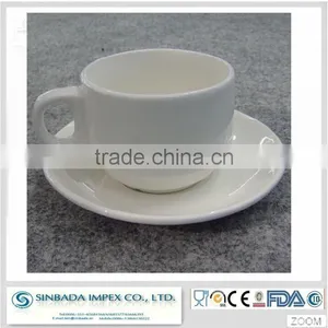 PLAIN WHITE COFFEE SETS thumbnail-1