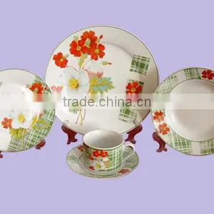 20pcs Porcelain Dinner Plate With Decal Printing 20pcs Dinnerware Sets thumbnail-6