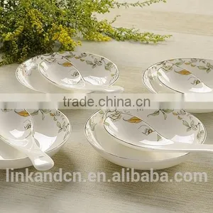 SP1534 High Quality Bone China Soup Spoon thumbnail-2