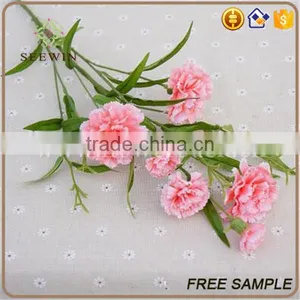 Colorful Carnation Artificial Flowers Long Stem thumbnail-3