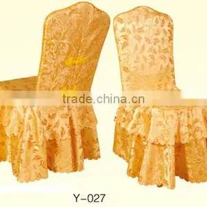 Jacquard Chair Cover for Banquet Chairs thumbnail-1
