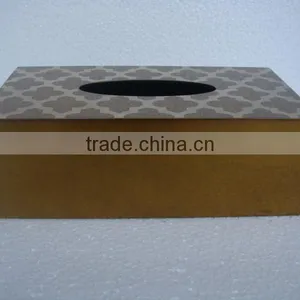 High Quality Best Selling Lacquer Rectangle Tissue Box thumbnail-1