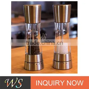 WS-PG14 New Probducts Stainless Steel Salt and Pepper Salt and Pepper Grinder Set /salt Pepepr Mill thumbnail-1