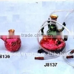 Hookah Made in Brass Painted Other Colours and Finishes Also Available thumbnail-1