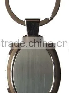 Good Quality Zinc Alloy Oval Shape Custom Logo Key Holder thumbnail-1