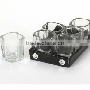 Square Shaped Votive Glass Candle Holder thumbnail-1