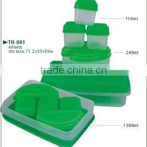 Food Container, 6pcs Storage Container Set(th001) thumbnail-1