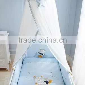 Lovely Summer Holiday Blue Star Mosquito Net and Bed Crown for Baby Cot BF11-08023d thumbnail-1