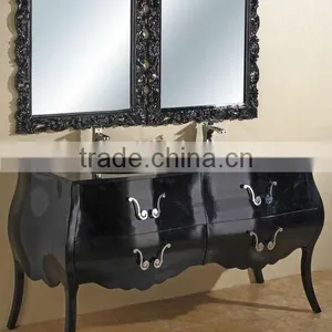 New Classical Double Mirror Bathroom Cabinet,Wooden Bathroom Cabinet,Classic Bathroom Cabinet;Bathroom Furniture(BF08-4012) thumbnail-1