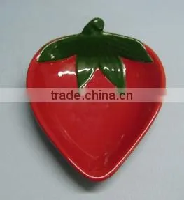 Children Favorite Cute Strawberry Fruit Plate thumbnail-1