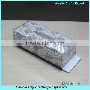 Custom Acrylic Rectangle Napkin Box,tissue Boxes thumbnail-1