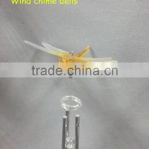 Seasonal Plastic Dragonfly Metal Wind Chime Aeolian Bells thumbnail-2