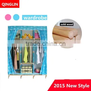 Modern Style High Qulity Oxford Fabric Solid Wardrobes for Home Furniture thumbnail-3