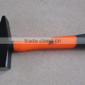 600g Machinist Hammer Painted With Rubber Handle thumbnail-1