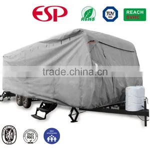 Waterproof 3 Layers Nonwoven Fabric Travel Trailer Caravan Motorhome RV Cover thumbnail-1