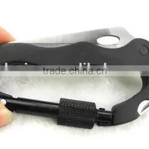 Multifunction Pocket Tool 5 in 1 Climbing Carabiner Tool With Knife thumbnail-2