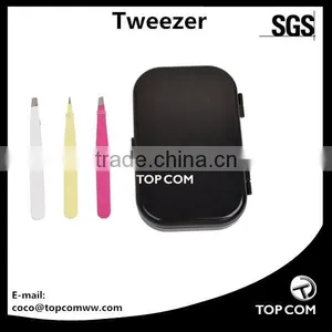 3pcs/pack Professional Stainless Steel Superior Quality Tweezers Set thumbnail-1