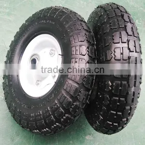 10inch 3.50-4 Metal Rim Air Pneumatic Wheel for Hand Truck thumbnail-1