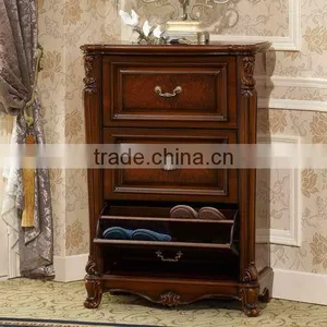 2013 New Style Solid Wood Antique Shoe Cabinet thumbnail-1