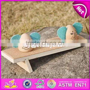 New Design Cartoon Elephant Shape Animals Wooden Toys for Kids W01B038 thumbnail-5