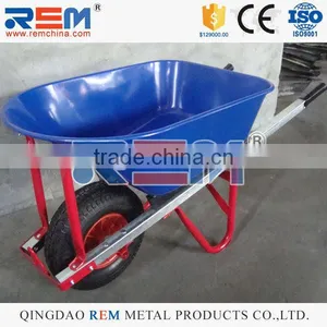 LANDSCAPE CONTRACTOR WIDE WHEEL NO FLAT TRADE WHEELBARROW thumbnail-1