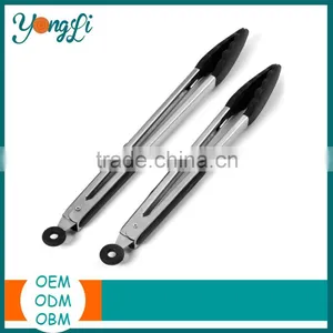 FDA/LFGB Kitchen Silicone Crucible Tongs Use to Clean thumbnail-1