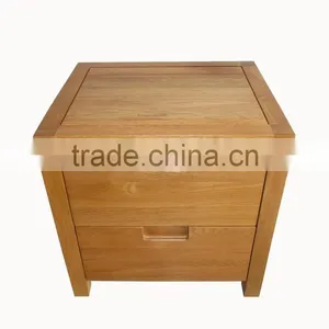 Chest of 2 Drawers Nightstand Bedside Table thumbnail-2